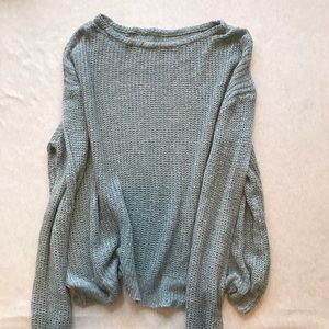 Brandy Melville Oversized Light Green Sweater
